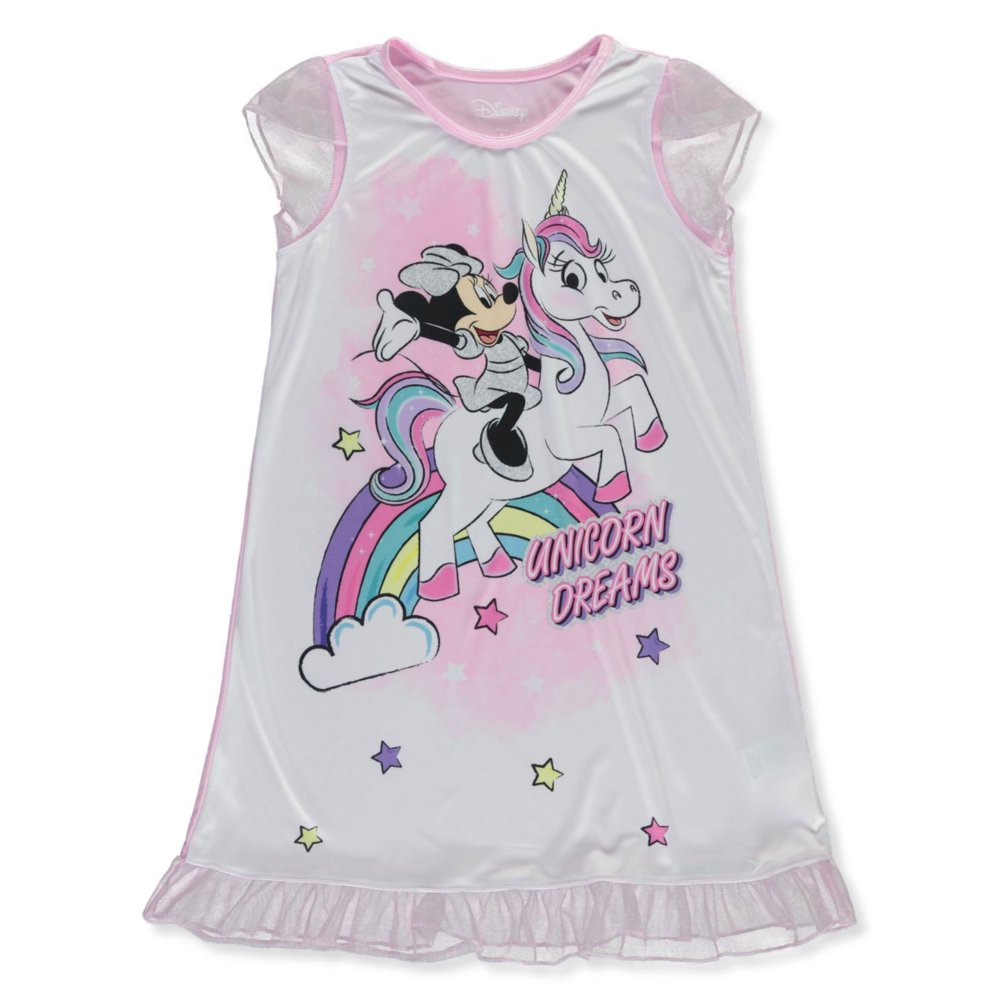 Disney Disney Minnie Mouse Girls' Unicorn Dreams Nightgown (Little