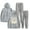 Grey, variant on Josiah Queen Dusty Bibles Men/Women Fall Suit Hoodies Sportswear Hooded Ankle Banded Pant Two Piece Set