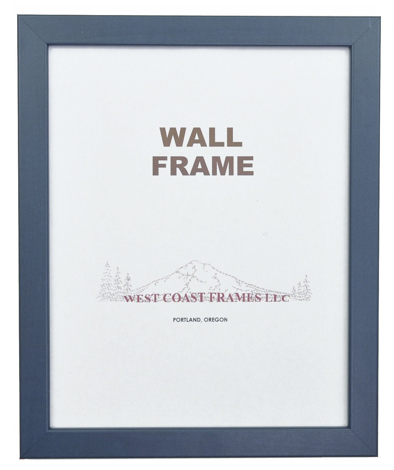 Gallery Solutions 8x10 Flat White Tabletop or Wall Frame with 