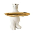 thumbnail image 2 of TISHITA Bear Figure Table Ornament Storage Tray for Jewelry And Rings in The Office , Standing, 2 of 8