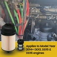 thumbnail image 3 of 4Packs PF9908 Fuel Filter Element and Pre-screen Replacement for Detroit Diesel Engines DD13 DD15 DD16 Freightliner Western Star 10 Micron Replaces A4720900651 FK13834 WF10103, 3 of 7