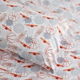 thumbnail image 3 of Kids Classic Printed Microfiber Sheet Sets, Ultra Soft Fitted Sheets with Straps - Basketball, Twin XL Size, 3 of 5