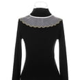 thumbnail image 3 of INSPIRE CHIC Detachable False Collar, Embroidery Mini Cape Neck Ruff Dickey Fake Collar for Blouse White-2, 3 of 5