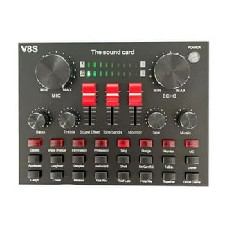 SX91 Live Sound Card USB Sound Mixer Professional Audio Mixing
