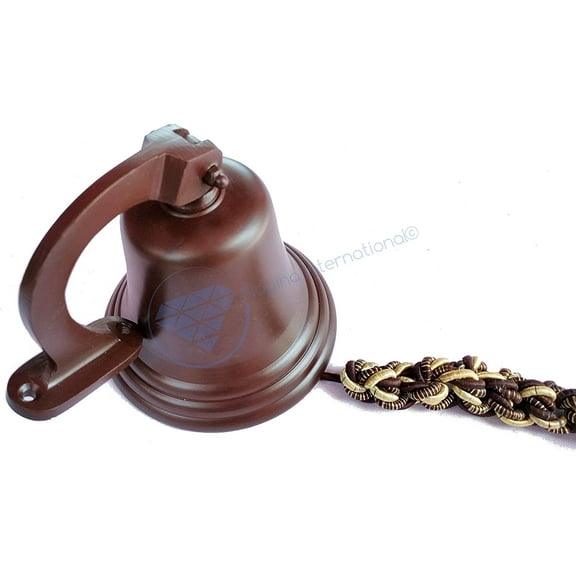6" Aluminium Antique Ship Bell - Pirate Decor - Nagina International
