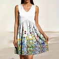 thumbnail image 5 of Stamzod Womens Summer Dresses 2026 Casual Sleeveless Floral Sundress Travel Vacation Tank Beach Dress Multicolor U XL, 5 of 8