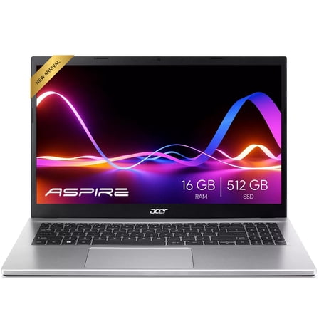 acer Aspire 3 Slim Laptop - 15.6" Full HD IPS 1080P Display - AMD Ryzen 3 7330U Quad-Core Processor - 32GB RAM - 2TB NVMe SSD - Webcam - Wi-Fi 6 - AI PC - Windows 11 Pro
