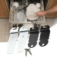 thumbnail image 1 of 8212560 & 8269145 Metal Dishwasher Mounting Brackets Clips Replacement New, 1 of 10