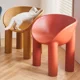 thumbnail image 4 of Sillas nórdicas Taburete Silla con patas de elefante Muebles de diseño Silla de comedor de plástico con patas altas individuales Muebles de comedor, 4 of 5