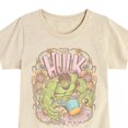 thumbnail image 3 of Marvel Hulk - Floral - Toddler And Youth Girls Fitted Short Sleeve Graphic T-Shirt, 3 of 5