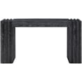 thumbnail image 3 of Meridian Furniture Stanton Black Solid Wood Console Table, 3 of 14