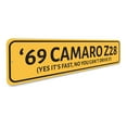 thumbnail image 3 of Camaro Year Novelty Decor, Metal Wall Sign - 4x18 Inches, 3 of 4