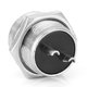 thumbnail image 4 of Adaptador de conector de aviación, 100 piezas Enchufe de aviación Carcasa de acero inoxidable universal 2 pines Conector macho Enchufe 16 mm Adaptador de conector de aviación de metal Enchufe macho, 4 of 7