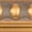 Gold Leaf with Bead Compo, variant on ArtToFrames 27" x 35" Gold Leaf with Bead Compo Picture Frame, 27x35 inch Gold Wood Poster Frame (WOM-4761)