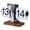 White, variant on Riousery Flip Desk Clock Auto Retro Wood Base Easy to Read 24 Hours Mechanical Tabletop Clock for Living Room Study Room Decor, 8.07 in / 20.5 cm, White