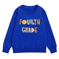 thumbnail image 4 of Coerni First Day of School Pullover Outfits for Girls Fourth Grade Kid Back to School Sweatshirt Comfy Crewneck Blouse Cotton Top, 4 of 7