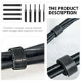 thumbnail image 2 of Weiweiguan 40Pcs Reusable Fastening Cable Ties Adjustable Cord Ties Cable Management Straps, 2 of 6