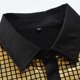 thumbnail image 5 of pstuiky camisetas de hombre, Suéter deportivo informal elástico de color liso para hombre, cuello redondo y manga corta camisas casuales para hombre l, 5 of 7