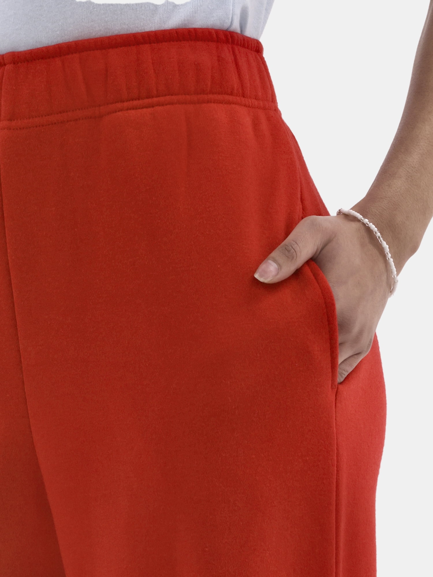 No Boundaries Soft Fleece Wide Leg Pants, 30” Inseam, 1 or 2-Pack, Women’s XXS-4X