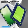 thumbnail image 3 of for Onn 10.4 Inch Tablet Pro Case Kids,Soft Silicone Case for Walmart Onn 10.4 Tablet Pro 2023 (Model:100110603) with Stand with Adjustable Shoulder Strap- Navy Green, 3 of 6