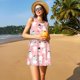 thumbnail image 3 of Disketp Cute Pink Snowman Cat para Vestido sin Mangas para Mujeres, Vestidos de Verano para Mujeres, Casual y Holgado para la Playa, 3 of 7