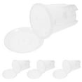 thumbnail image 1 of FONDOTIN 4 Sets Orchid Flower Pots with Holes Clear Nursery Pots for Monitor Root Development, 1 of 8