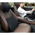 thumbnail image 2 of Coussin Lombaire Voiture Appui Support Dorsal Soutien Lombaire Du Dos En Mousse À Mémoire Pour Bureau Chaise Fauteuil Roulant Siège D'Auto (Noir), 2 of 5