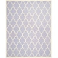 thumbnail image 2 of SAFAVIEH Cambridge Kevin Geometric Wool Area Rug, Lavender/Ivory, 8' x 10', 2 of 6