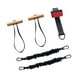 thumbnail image 3 of Tire hacia arriba de las manijas Empuñaduras de levantamiento de pesas Empuñaduras de mano Bandas de resistencia para hacer ejercicio en el hogar 4 Cordones Elásticos Zulema Manijas de fitness, 3 of 8