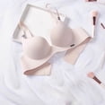 thumbnail image 2 of Wuffmeow Women Fashion Solid Color Gather Bra Wireless Bras, 2 of 6