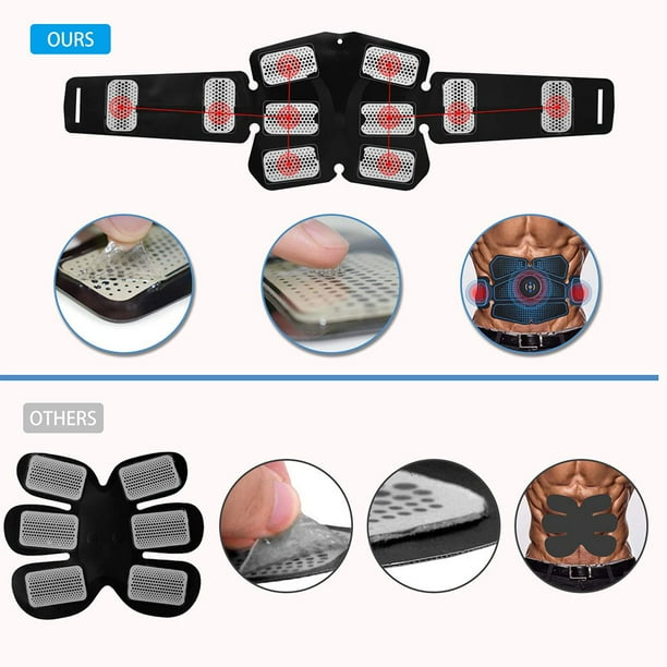 Estera de entrenamiento muscular Estimulador muscular eléctrico EMS Dispositivo de fitness inteligente