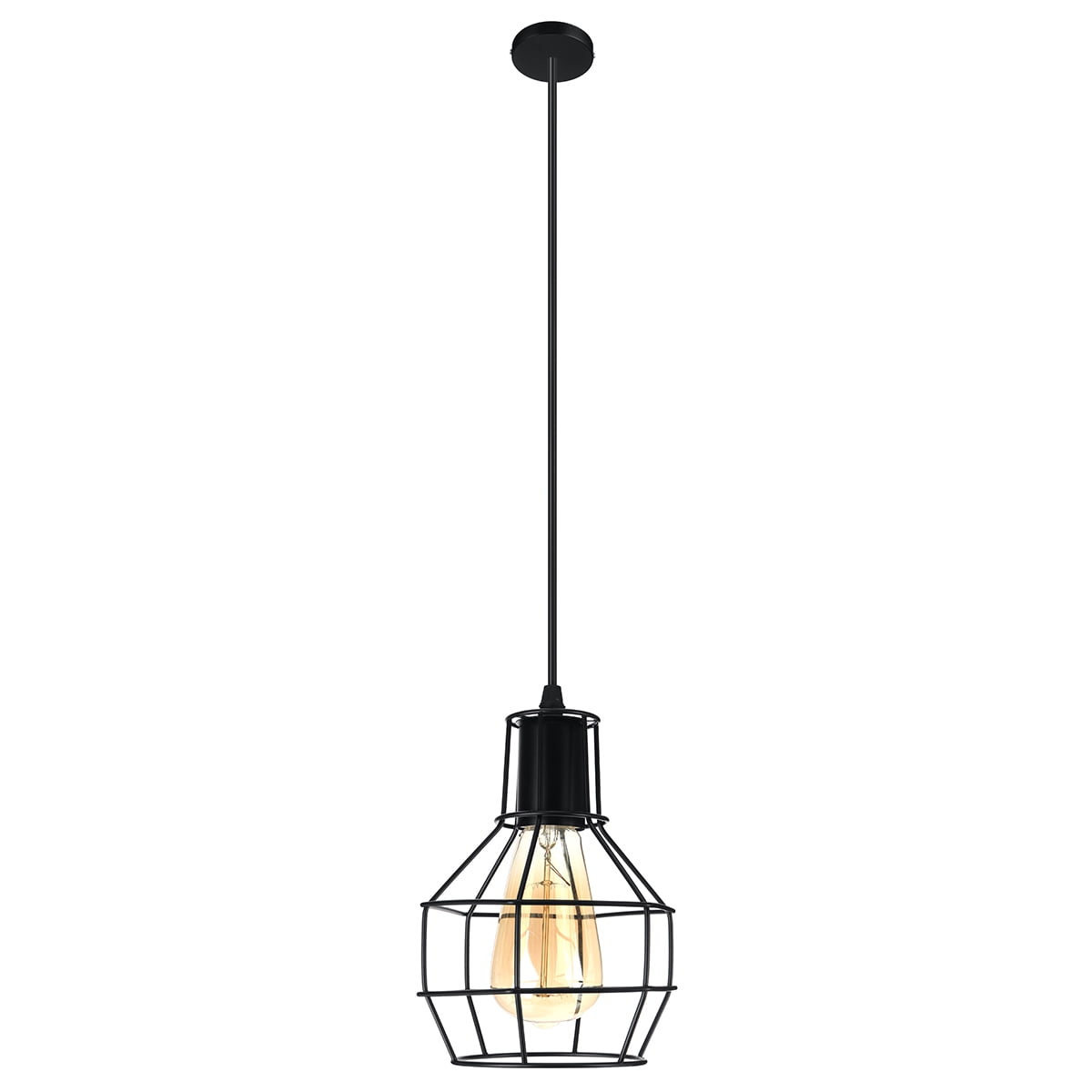 Black Pendant Light Fixtures, Kitchen Light Fixtures, SINGES Edison