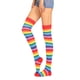 thumbnail image 1 of Guardurnaity Medias sobre la rodilla Calcetines largos iris Calentador de piernas Muslo Accesorios de juego de rol Carnaval Mujer Fiesta Mascarada Type3 NO3, 1 of 6