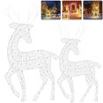 thumbnail image 3 of Lámpara Con Pilas LED JShteea 2 Piezas Alce Ciervo Navidad, 3 of 5