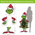 thumbnail image 3 of Árbol de Navidad Kagetolytai Decoración de Grinch Adorno de Navidad, 3 of 5
