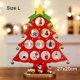 thumbnail image 3 of Nuevo colgante para árbol de Navidad para decoración del hogar, de madera, con Mini adornos colgantes, campanas de muñeco de nieve, manualidad para regalo de Navidad para niños, 3 of 4