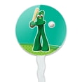 thumbnail image 2 of Baseball Player Gumby Cupcake Picks Toppers Decoration Set of 6, 2 of 7