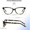 thumbnail image 3 of Firmoo Blue Light Blocking glasses Vintage cat Eye computer Reading Eyeglasses with Magnification(Leopard, 150), 3 of 7
