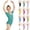 Green, variant on Girls Dance Ballet Leotards Casual Basic Long Sleeve Scoop Neck Bodysuit Kids Yoga Outfit 3-15 Years