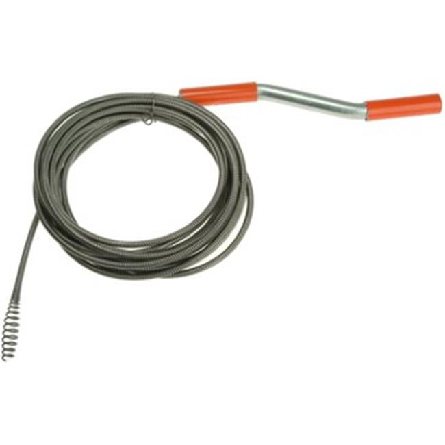 General Wire Spring 8PQH 0.25 in. x 8 ft. Galvanized Drain Auger