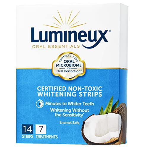 Lumineux Teeth Whitening Strips 7 Treatments Enamel Safe for Whiter