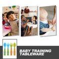 thumbnail image 4 of 2 Sets Tableware Fork Spoon Self Feeding Toddler Spoons Chopsticks/fork/spoon Food Eating Utensils, 4 of 6