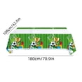 thumbnail image 3 of YiJuHui Soccer Football Party Tablecloth Waterproof Washable Rectangular Table Cover for Buffets Birthday Holiday Dinners Picnics Kitchen Decorations, 3 of 6