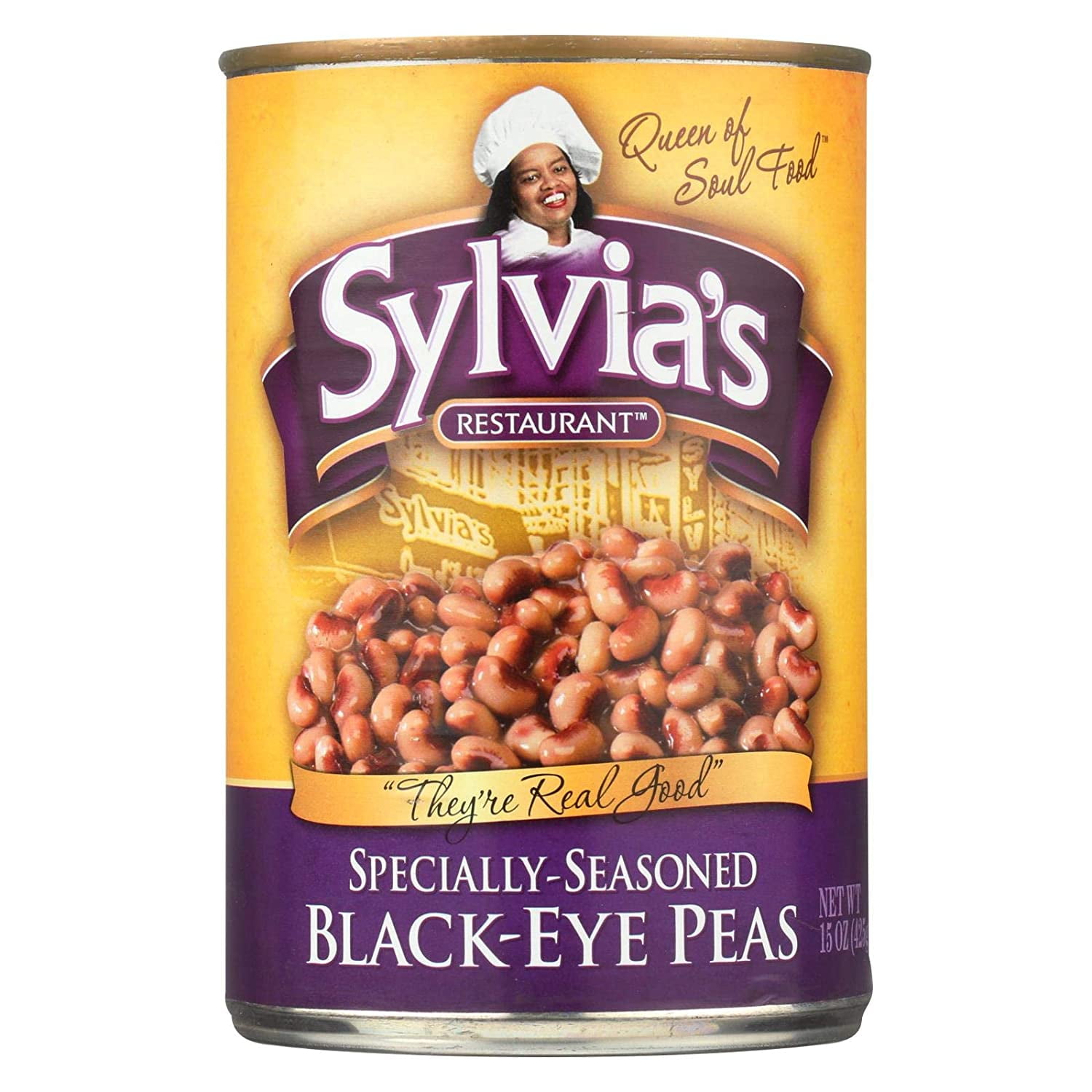 Sylvia's Black Eye Peas -- 15 oz Pack of 3