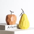 thumbnail image 2 of Nordic Sculpture Figurines for Interior Office Desk Accessories Home Decor Pear for Apple Ceramic Decor Abstract Fruit Ornaments (B1), 2 of 7