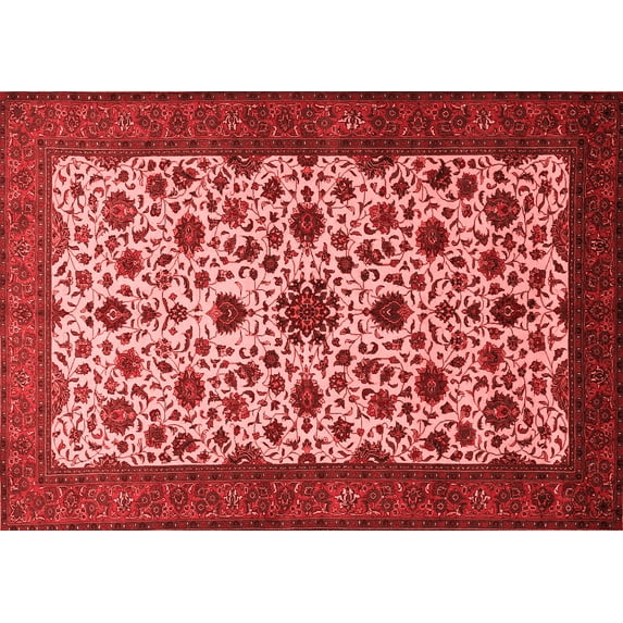 Ahgly Company Indoor Rectangle Persian Red Traditional Area Rugs, 7' x 9'