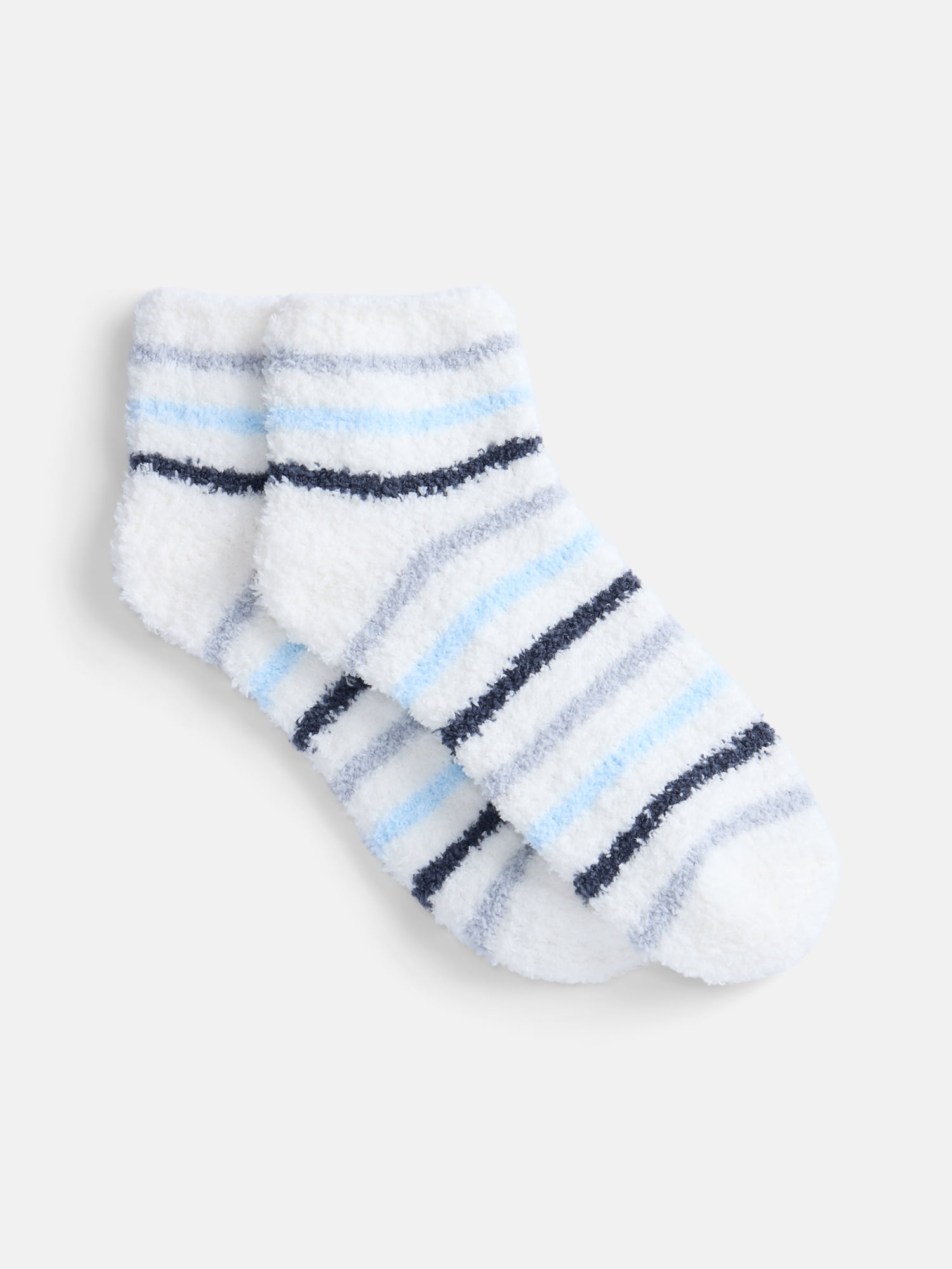 Joyspun Women's Cozy Ankle Socks, 6-Pack, Size 4-10