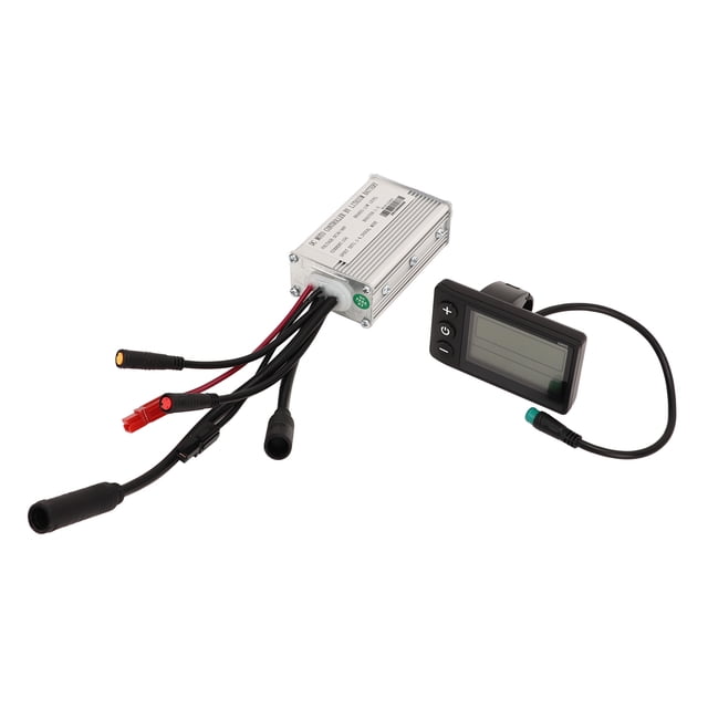 Controlador de bicicleta con panel de visualización S866 36V 48V 15A 250W 350W Controlador de motor Carcasa de metal Kit de conversión de bicicleta impermeable para scooter eléctrico DIY