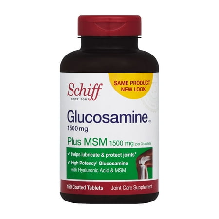 Schiff HCl Glucosamine 1500mg 150 comprimés enrobés