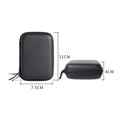 thumbnail image 3 of thinsony Portable Earphone Carry Case with Zipper Earbud Wired Headset Storage Box Organizer Multi-purpose Protection Pouch Office Black, 3 of 4